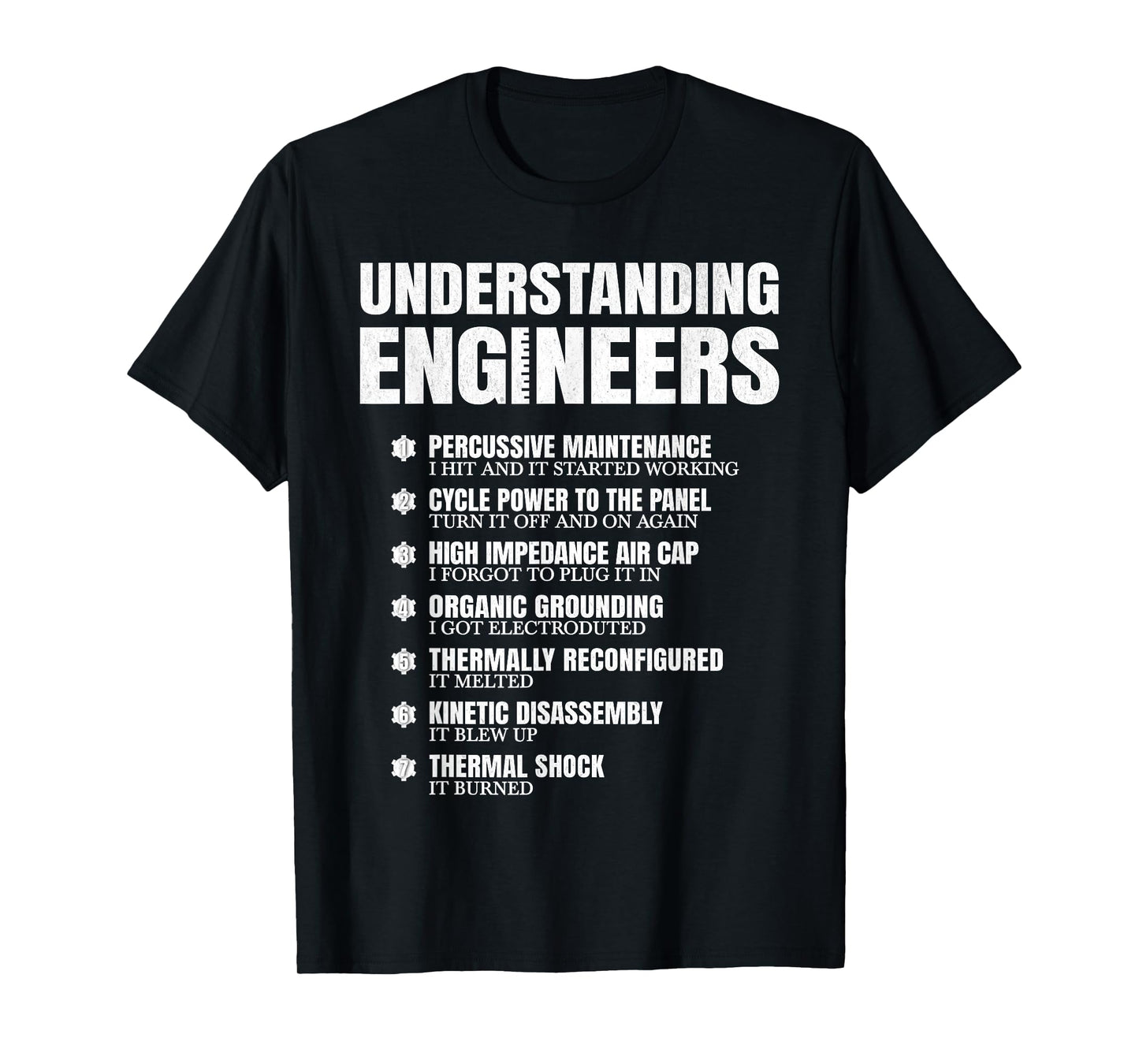 Understanding Engineers Funny Sarcastic Engineering T-Shirt