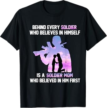 Proud Army Mom of Every Soldier Hero T-Shirt