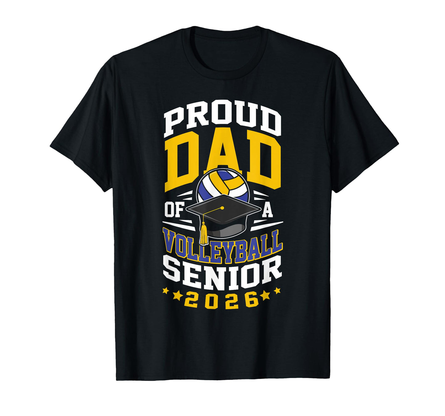 Proud Dad of a volleyball senior 2026 graduation T-Shirt