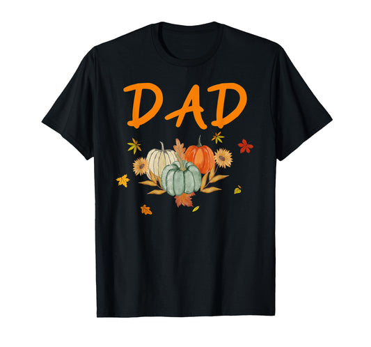 Dad Birthday Pumpkin 1st Birthday Matching Family Party T-Shirt