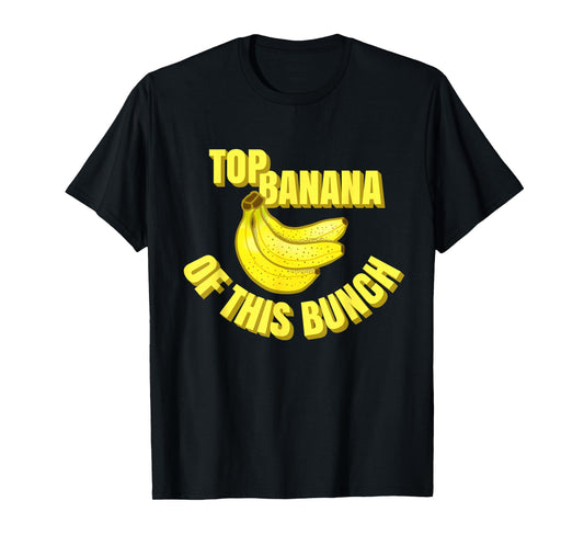 Top Banana of this Bunch Funny Mom Dad Group Leader Graphic T-Shirt