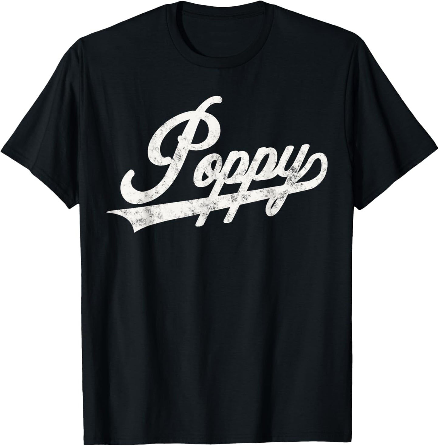 Poppy Retro Style Father’s day gift for Papa Grandpa T-Shirt