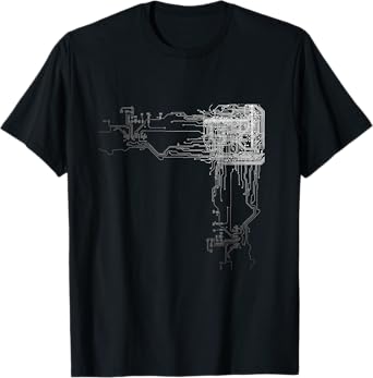 CPU technology nerd computer chip computer scientist T-Shirt