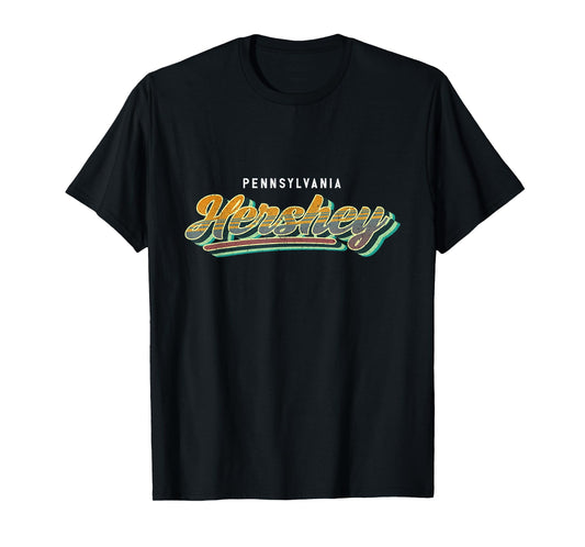 Hershey Pennsylvania Hometown Vintage Retro Typography T-Shirt