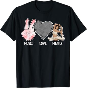 Pilates Instructor Teacher Peace Pilates T-Shirt