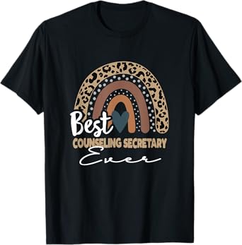 Back To School Boho Rainbow, counseling secretary T-Shirt