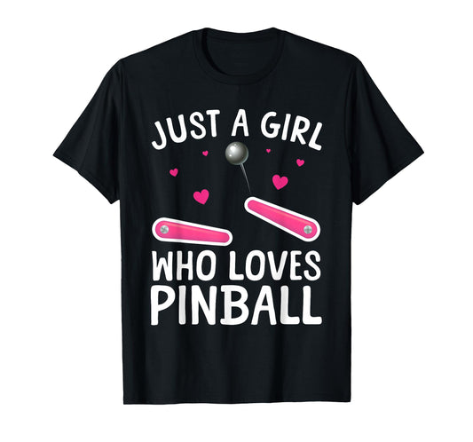 Pinball Art for Girls Women Pinball Machine Pinball Lover T-Shirt