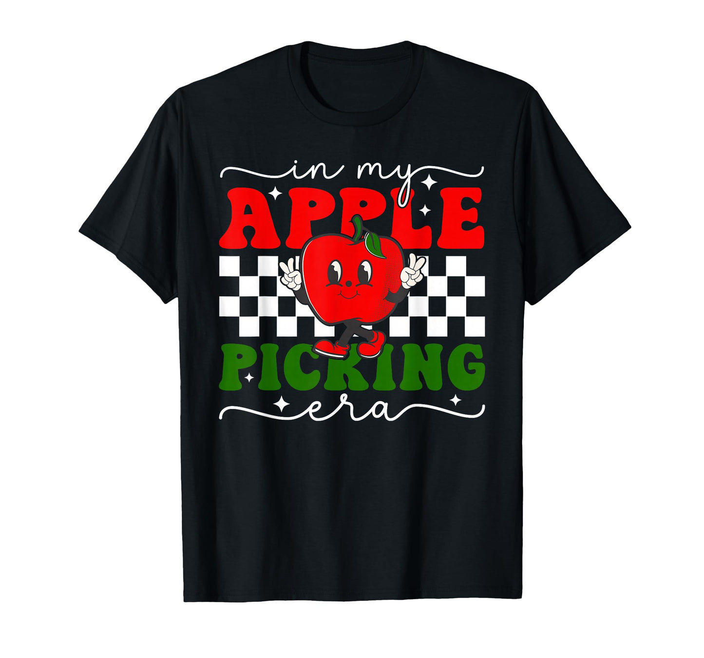 In My Apple Picking Era Retro Harvest Season Fall Autumn T-Shirt