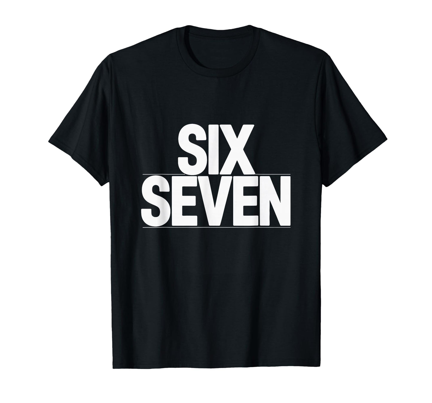 Fun Six Seven 6 7 Meme Design T-Shirt