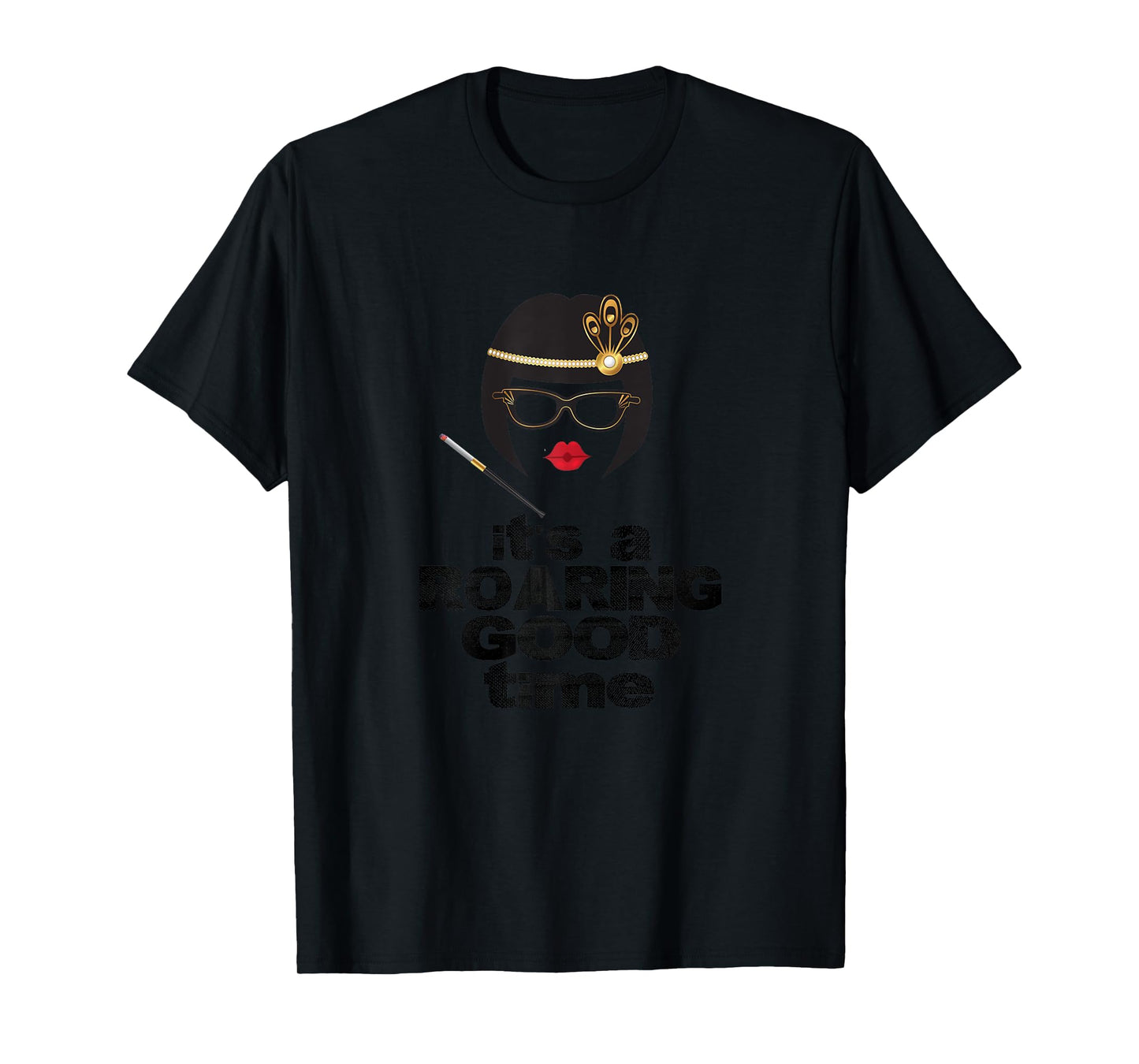 Funny Roaring 20s Store Co. Roaring Twenties Hats Costume for Women 2020s Art Deco T-Shirt