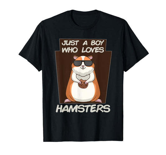 Cool Hamster Costume for Boys Kids Men Guinea Pig Hamster T-Shirt