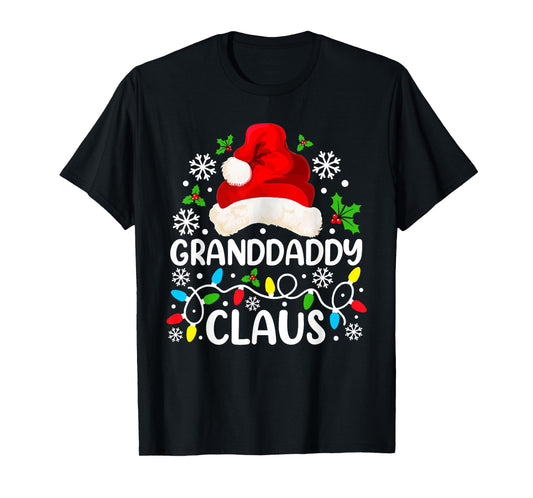Granddaddy Claus Funny Christmas Family Matching T-Shirt