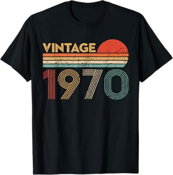 53 Year Old Birthday Vintage Classic Born In 1970 T-Shirt