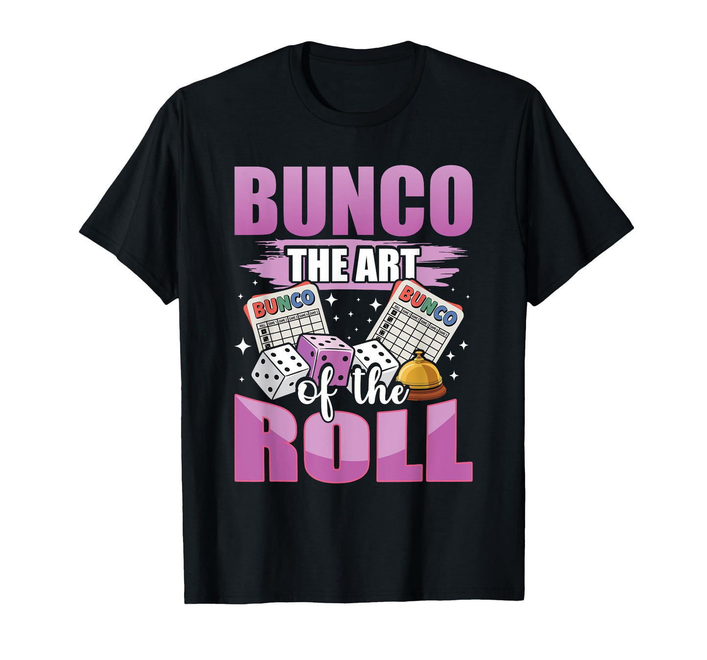 Funny Bunco Equipment Men Women Playing Dice Game Night T-Shirt