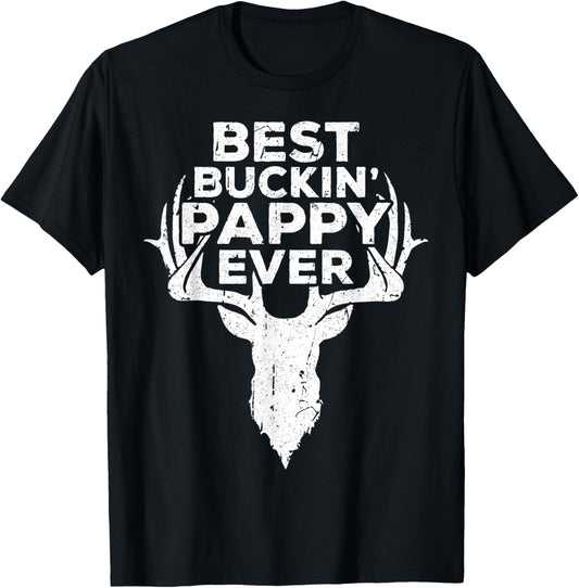 Best Buckin' Pappy Ever Shirt Men Hunting Fathers Day T-Shirt