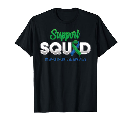 Support Squad Neurofibromatosis Awareness Strong Men Women T-Shirt