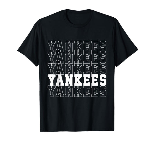 Vintage Yankees Retro Style 70s 80s First Name For Men Women T-Shirt