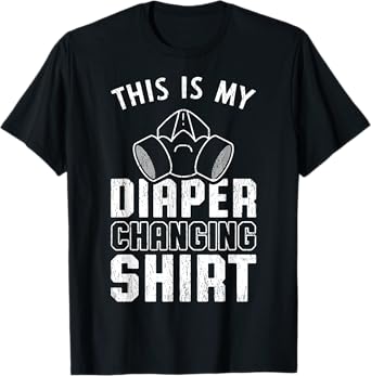 Mens First Time Father Mask Funny Expecting Dad Gift From Wife T-Shirt