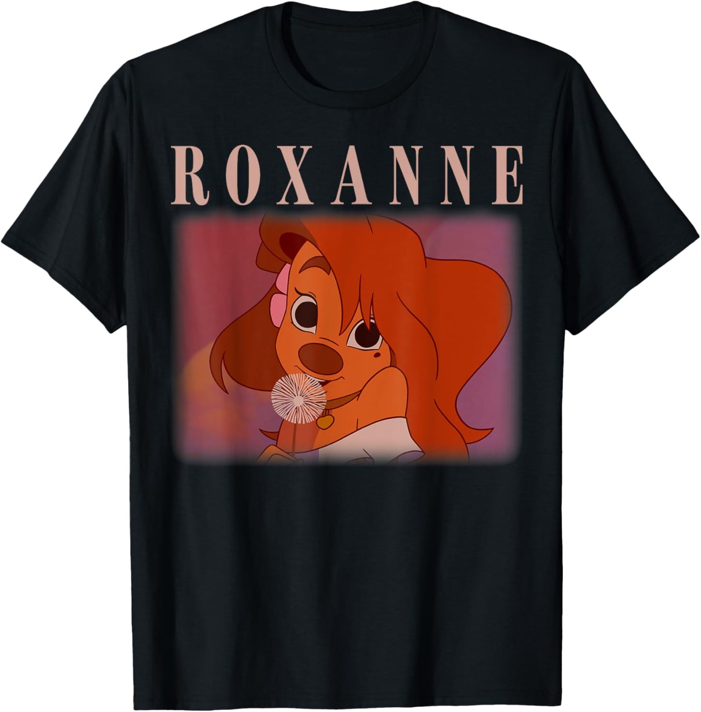 Disney A Goofy Movie Roxanne Vintage Valentine Portrait T-Shirt