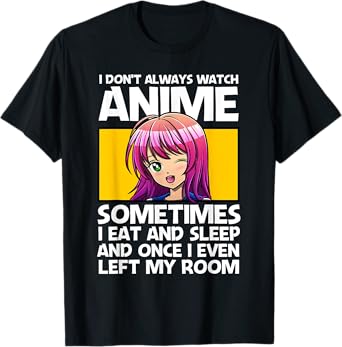Anime Gift For Women Teen Girls Men Anime Merch Anime Lovers T-Shirt
