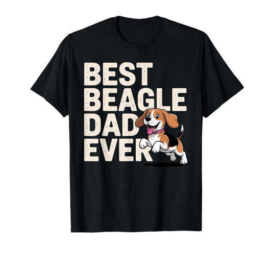 Best Beagle Design For Men Dad Puppy Pet Dog Beagle Lover T-Shirt