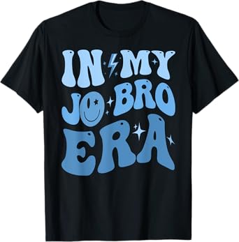 Funny Groovy Retro In My Jo Bro Era Men Women Kid Birthday T-Shirt