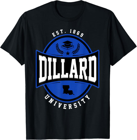 Dillard University Arch Vintage Design Retro Men Women T-Shirt
