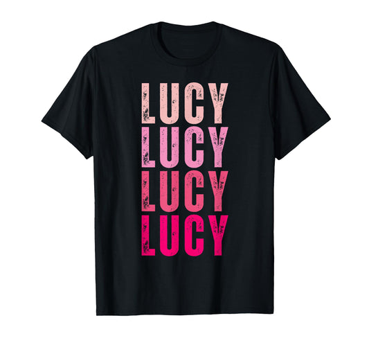 Lucy Personalized Name Lucy Vintage T-Shirt