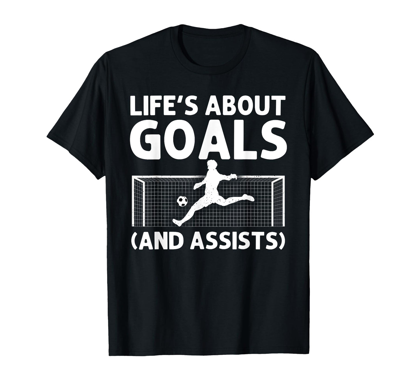 Funny Soccer Art For Boys Girls Men Women Gag Soccer Player T-Shirt