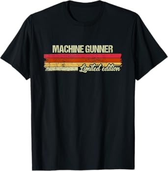 Vintage Machine Gunner Limited Edition T-Shirt
