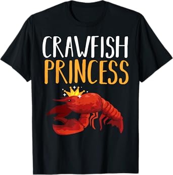 Cool Crawfish Costume For Women Girls Crayfish Boil Crawfish T-Shirt