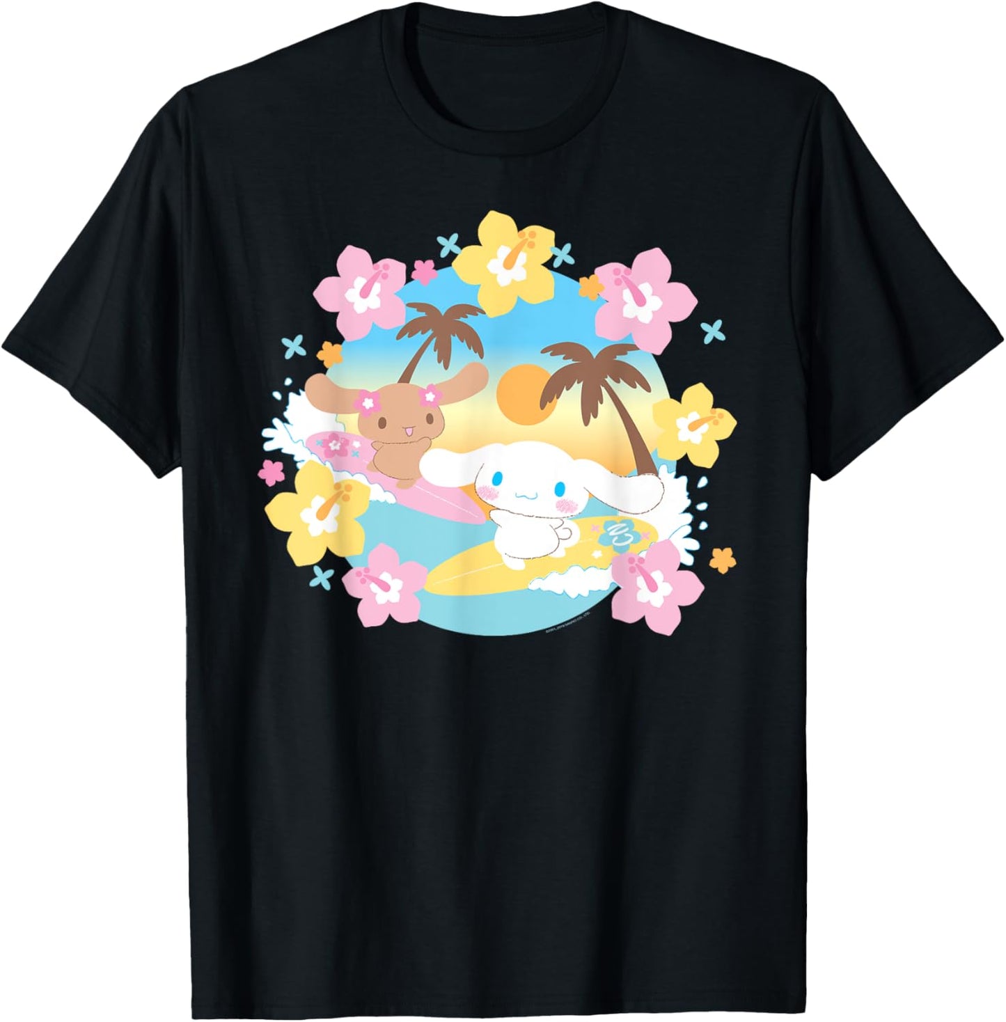 Cinnanoroll Surfing T-Shirt