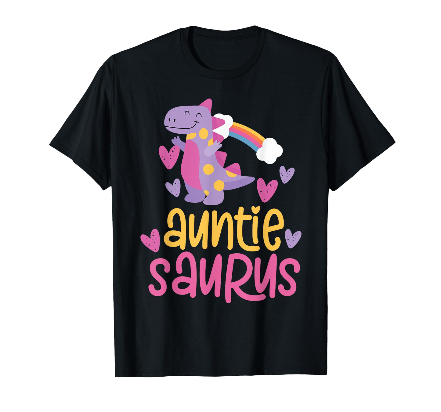 Auntie Saurus Rex Dinosaur Aunt T-Shirt