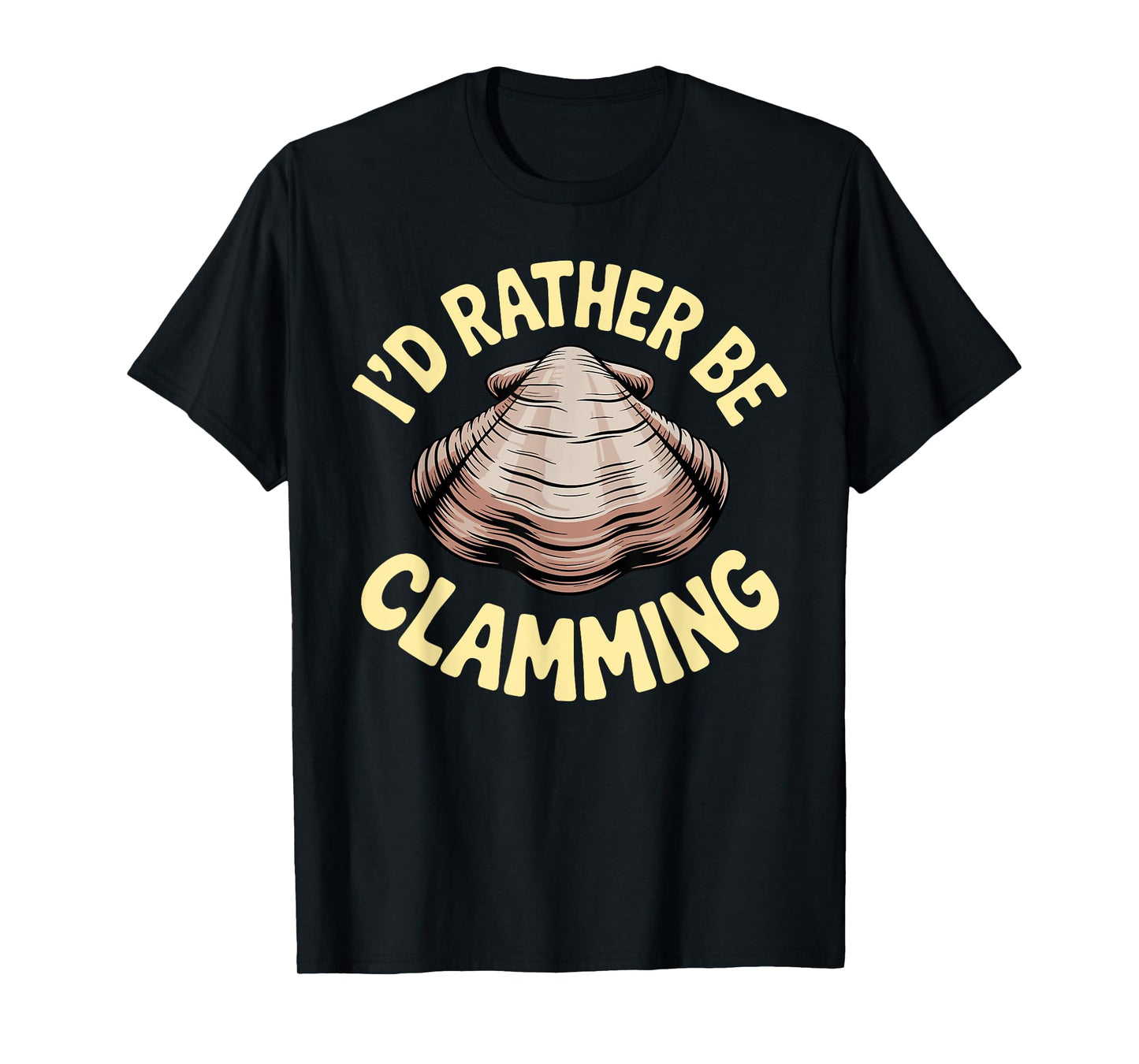Clam Digging Costume Art for Men Women Boys Girls Clamming T-Shirt