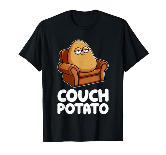 Potato Lazy Tired Vegetable Food Humor Funny Pun Dad Mom T-Shirt