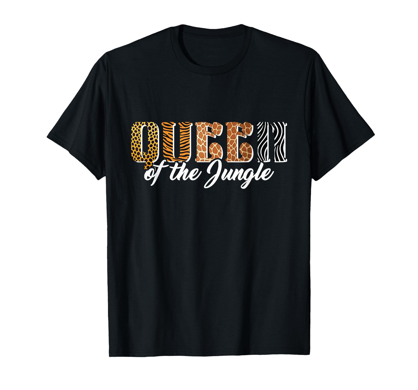 Queen of the Jungle Safari Animal Birthday Matching Women T-Shirt