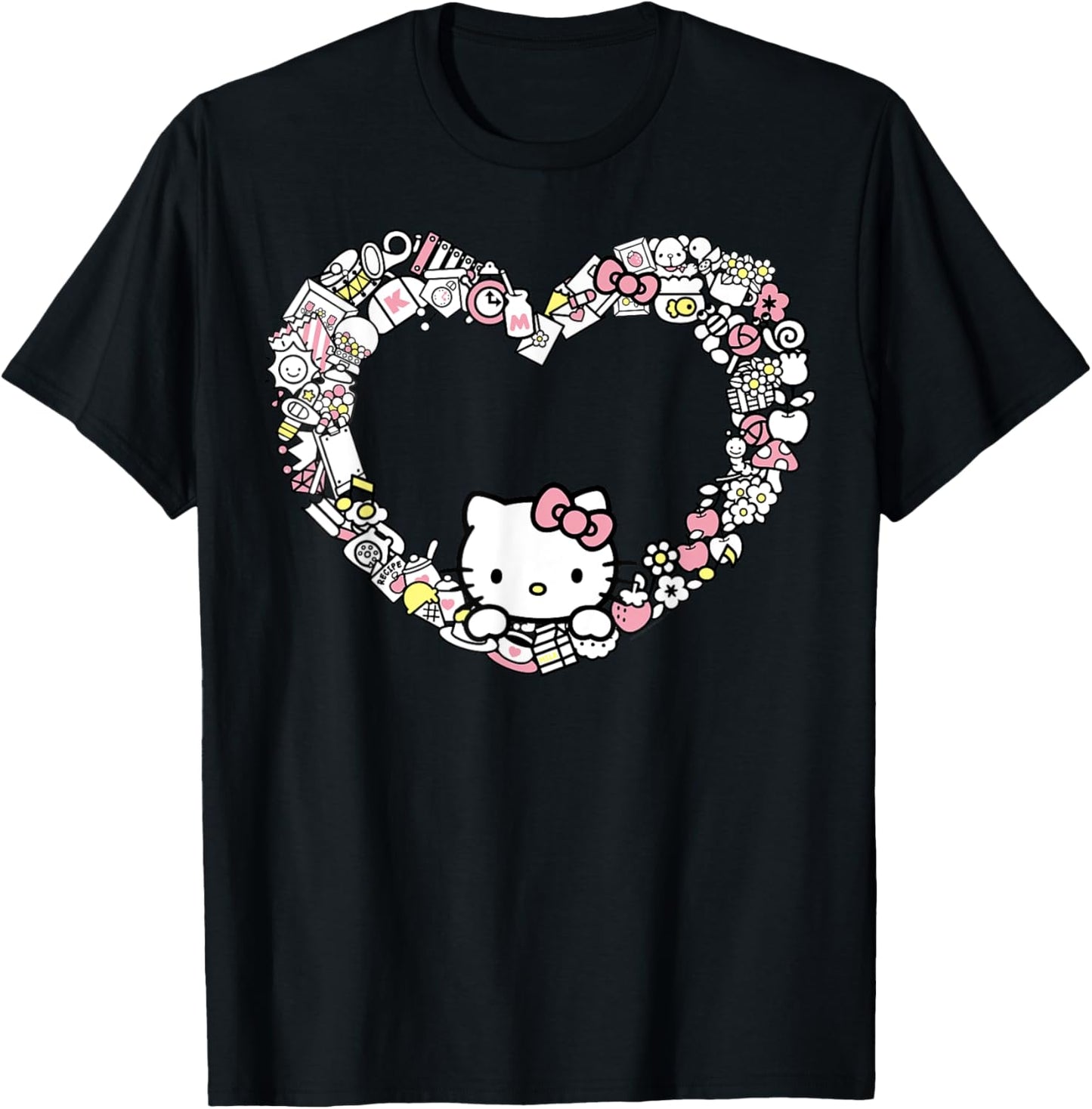Hello Kitty Heart Favorite Things Short Sleeve T-Shirt