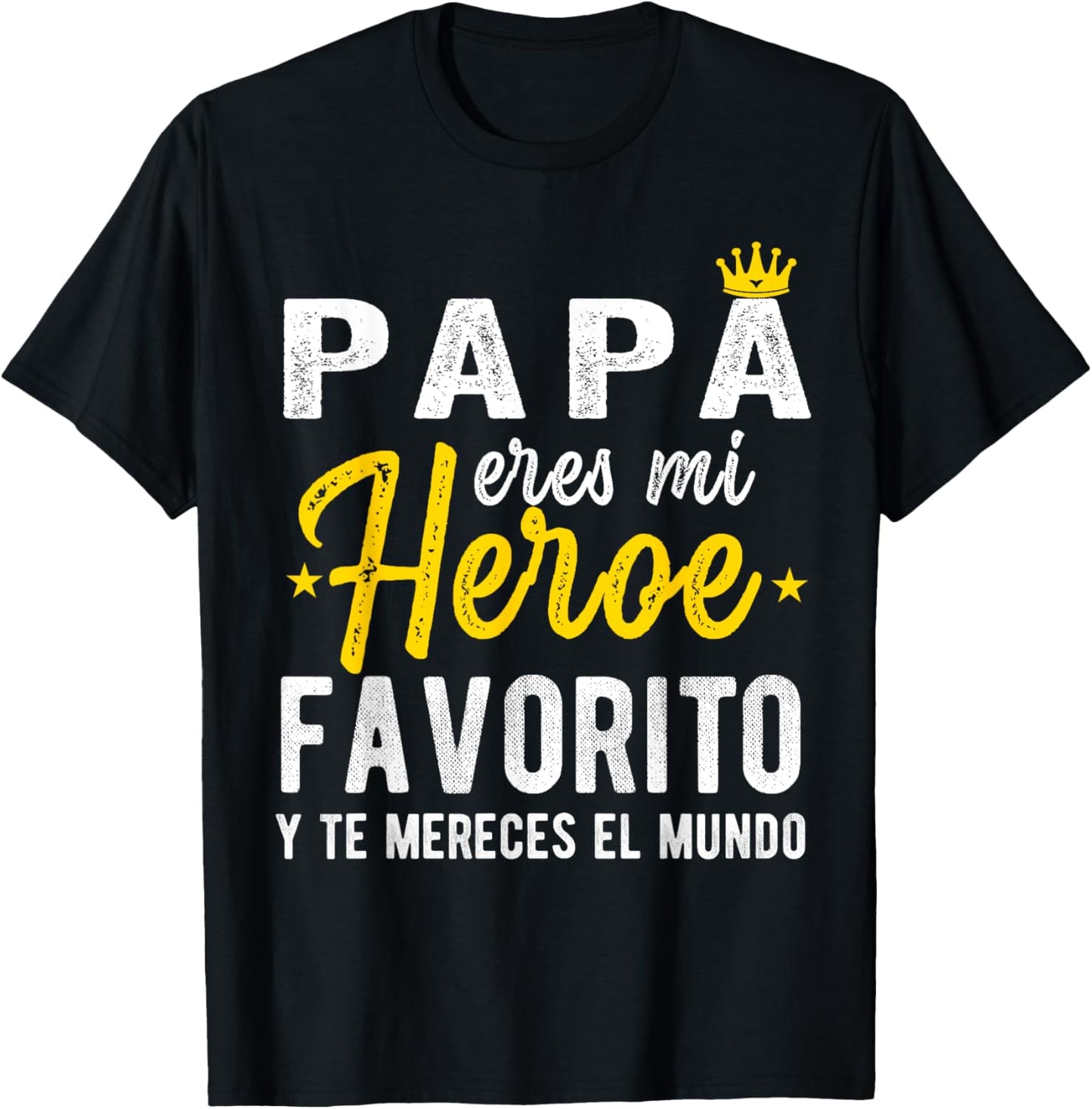 Regalos Para Papa Dia Del Padre Camiseta Mejor Papa Mundo T-Shirt