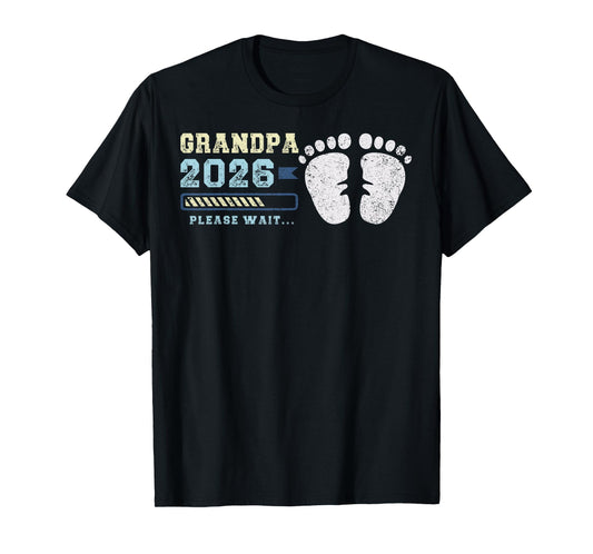Grandpa 2026, Baby Announcement, Expecting Grandfather T-Shirt