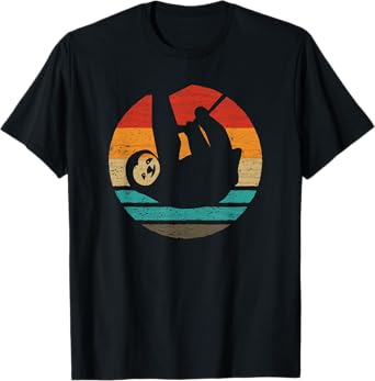 Sloth Retro Style Vintage T-Shirt