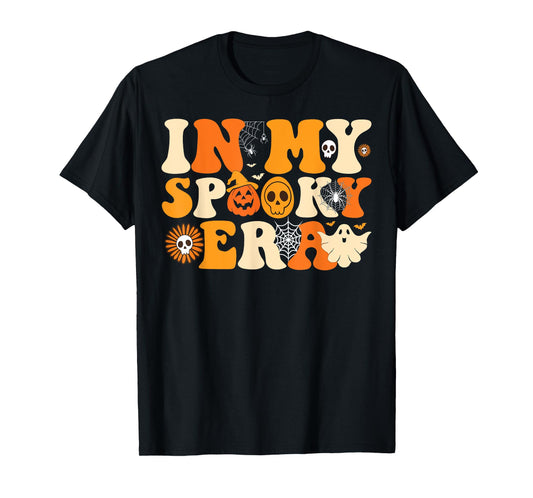 In My Spooky Era Groovy Hippie Halloween Ghost T-Shirt