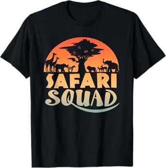 Cool Safari Costume For Men Women Adult Africa Safari Tour T-Shirt