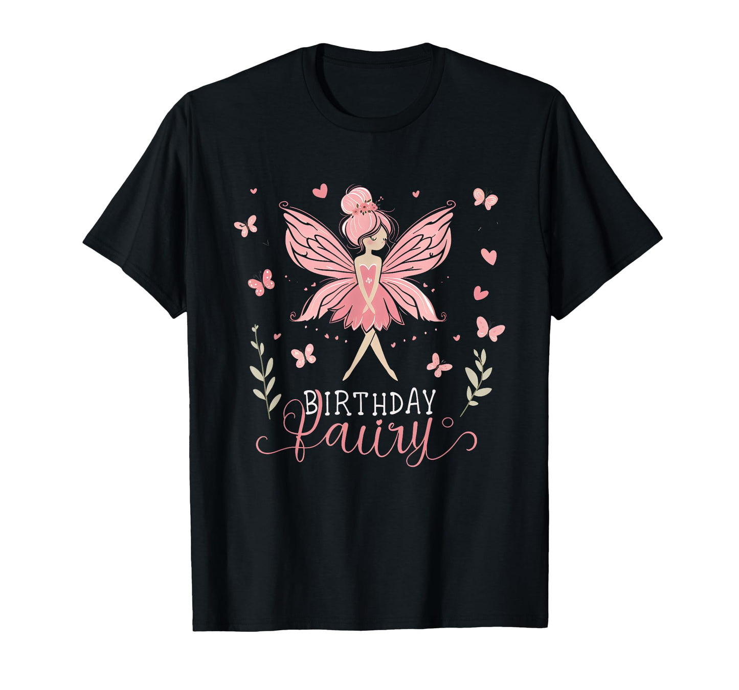 Birthday Fairy Kids Bday Matching Family Cute T-Shirt