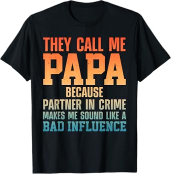 Best Papa Art For Grandpa From Grandkids Father's Day Papa T-Shirt