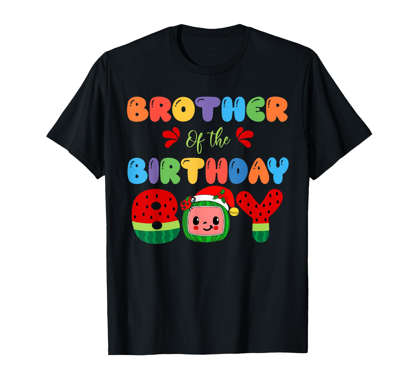 Brother of The Birthday Boy Melon Family Matching Funny T-Shirt