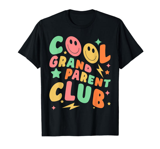 Cool Grandparent Club Happy Grandparents Day Grandma Grandpa T-Shirt