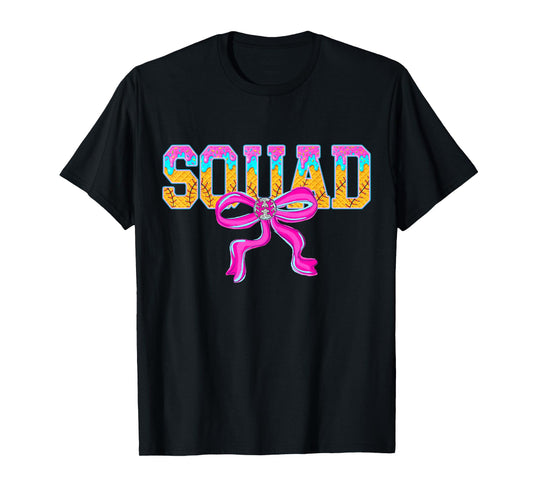 Baseball Squad Ice Cream Drip Game Day Family Matching T-Shirt