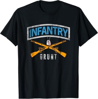 US Flag Infantry Veteran Fort Benning Vintage Men Women T-Shirt