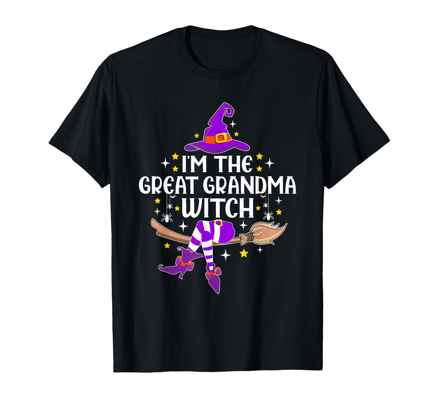 I'm The Great Grandma Witch Halloween Matching Group Costume T-Shirt