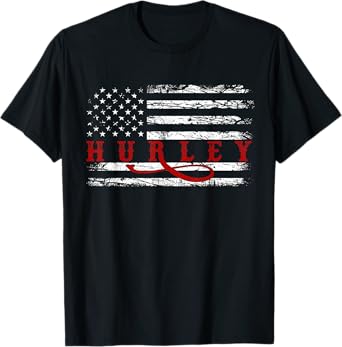 Hurley KY Vintage US American Flag Retro For Men Women Kids T-Shirt